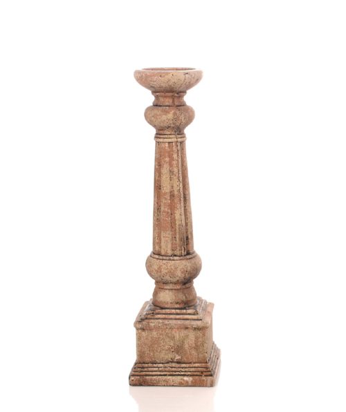 Cement  Pillar Candle Holder - Large