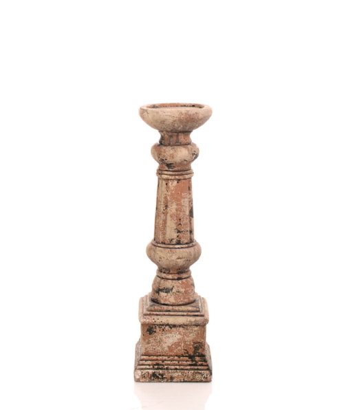 Cement Pillar Candle Holder - Medium