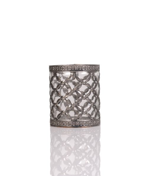 Candle Holder Silver Finish - Medium