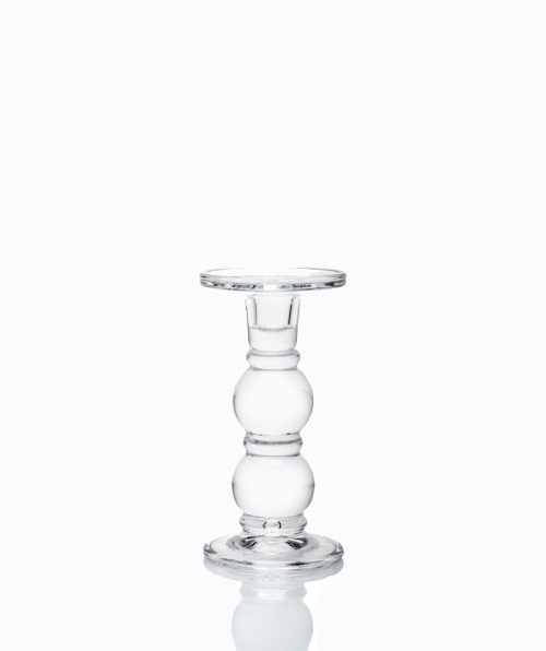 Pillar Glass Candle Holder - Small