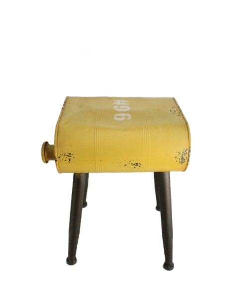 Iron Stool - Yellow