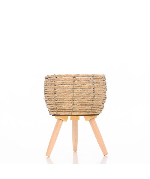Flower Pot W/ Legs - Medium