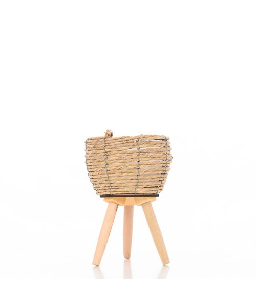 Flower Pot W/ Legs - Small