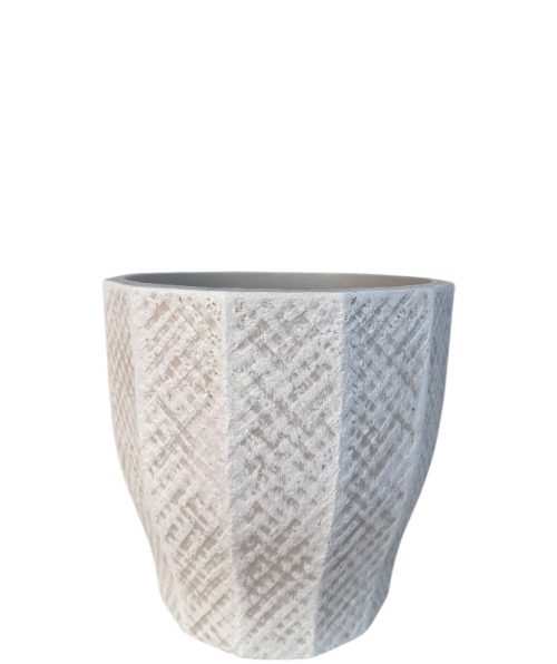 Fiber Clay Flower Pot