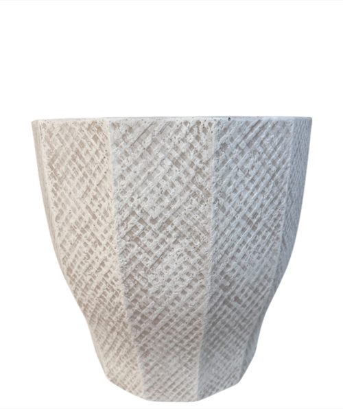 Fiber Clay Flower Pot