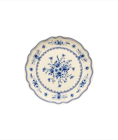 Salad plate 21 cm Beige Blue