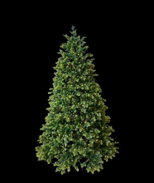 210 Cm Christmas Tree with 843 tips 400 LED Warm White