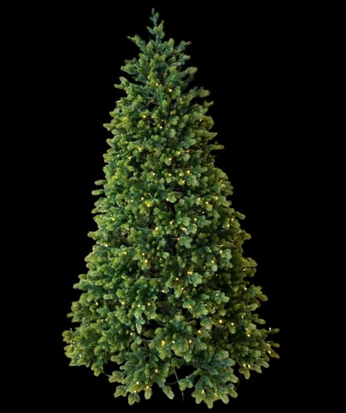240 Cm Christmas Tree with 1195 tips 550 LED Warm white