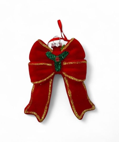Xmas Bow Ornament