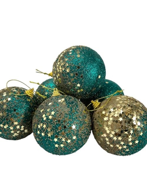 Christmas Balls - 8 Cm - 6 Per Box