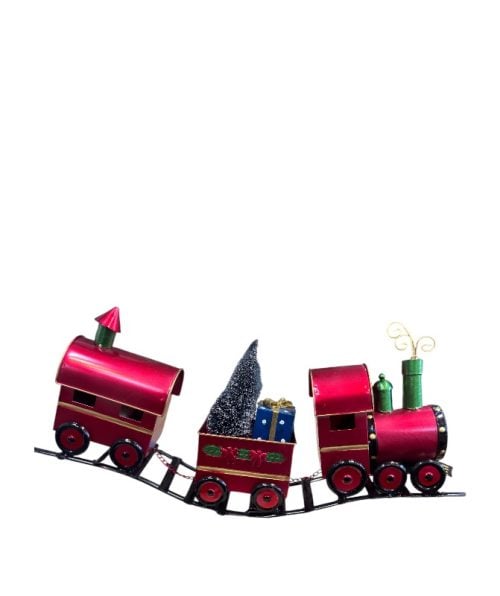 Metal Xmas Train decor