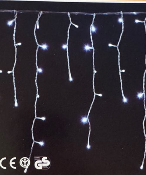 240 LED White Curtain