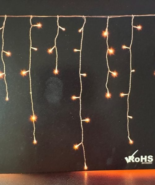 240 LED Warm white curtain