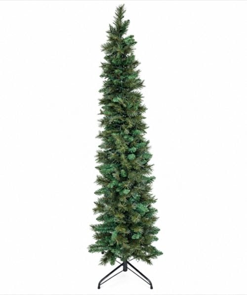 Emerald Muse - 210 CM Slim Tree with 466 tips , metal stand