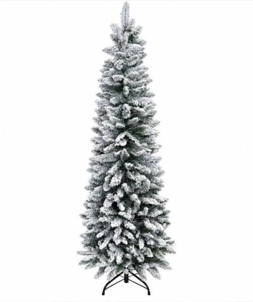 Everest - 180 Cm Xmas Pencil Snowy Tree with 497 Tips